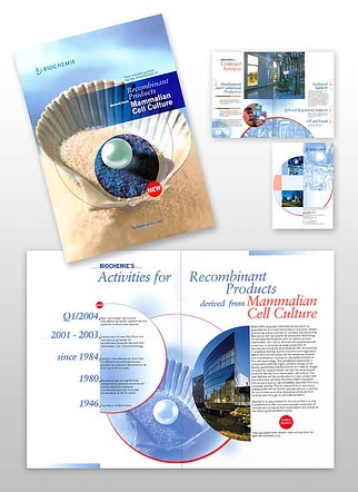 Product brochure for a Pharmaceutical company created while working for Scheiber Design GmbH Austria.