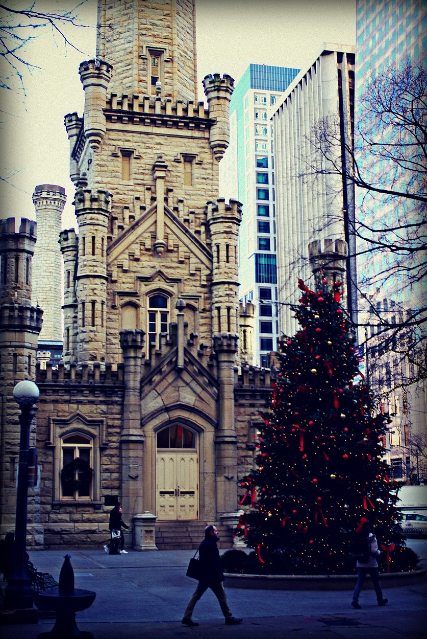 Chicago Water Tower Christmas