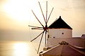 10106-The Windmill of Oia Village, Santorini Greece