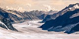10193-The View of The Aletsch Glacier at Jungfraujoch in Swiss Alps 