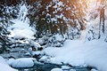 10155-Austria Otztal river in winter