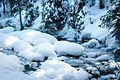 10156-Austria Otztal river in winter