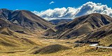 10249-New Zealand Lindis Pass Scenic Reserve Central Otago