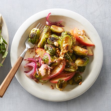 Roasted Brussel Sprouts with Cider Vinaigrette