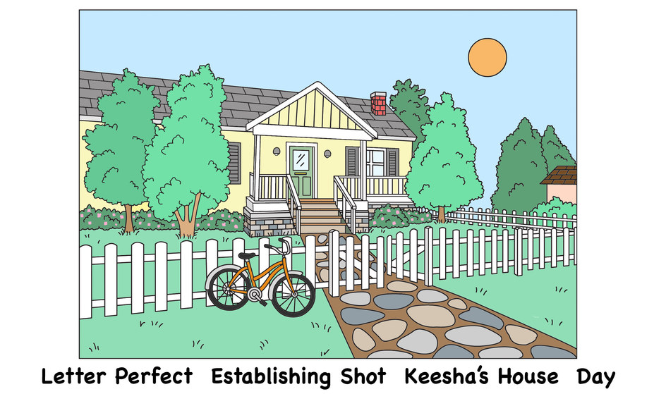 Estabishing -Shot Keesha's House-Day