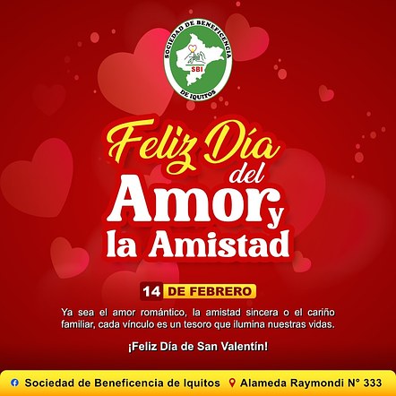 Flyer de San Valentín de la SBI