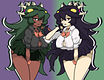 Filia and Fukua Schoolgirls