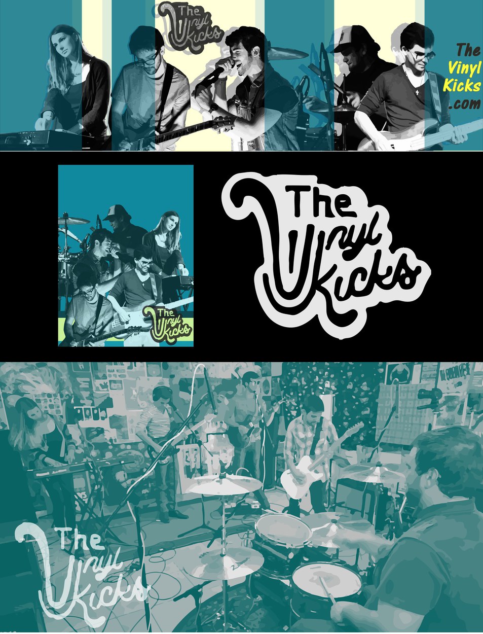 The Vinyl Kicks Band Assorted Graphics