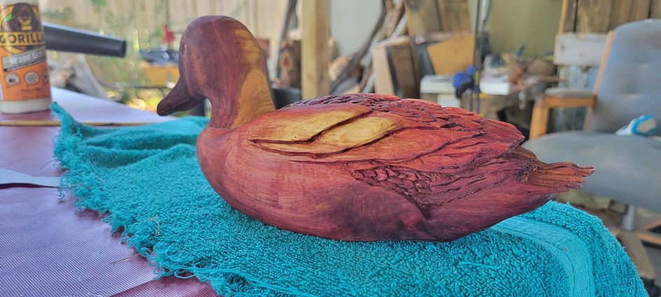 Duck Decoy in Cedar 