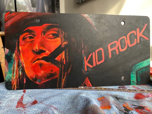 Kid Rock license plate