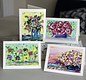 Hand Painted Floral Note Cards 