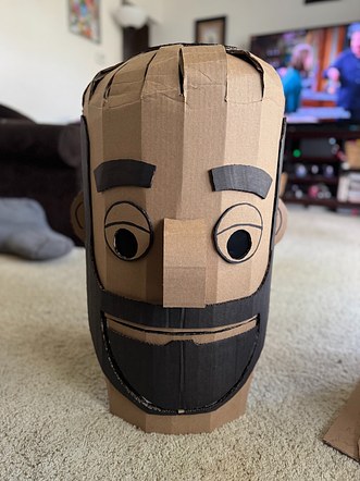 Construction - Cardboard Mask 1