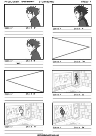 "Spirit Thingy" Storyboard Page 3