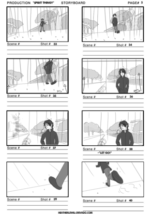 "Spirit Thingy" Storyboard Page 5