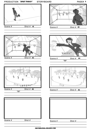 "Spirit Thingy" Storyboard Page 6