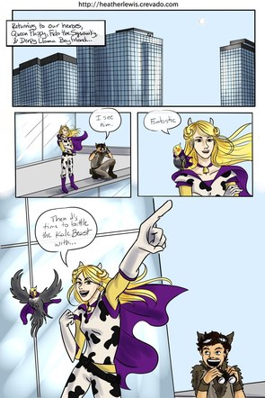 Queen Flappy Comic Page 1/2