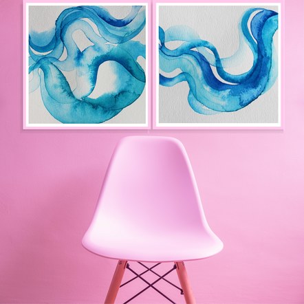 Riverbend Series with a Pink Chair