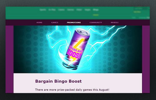 Bingo - Bargain Bingo Boost
