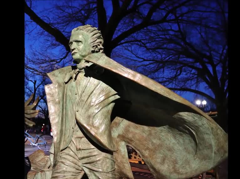 Edgar Allan Poe Statue - Boston - Debra Paulson Photography - Portfolio