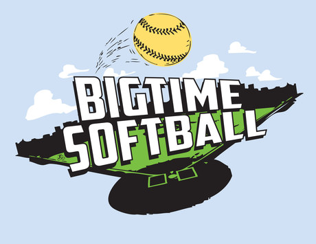 Bigtime Softball T Shirt Design