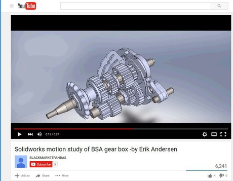 See examples of my Solidworks motion studies on YouTube