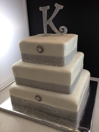 K Elegant cake