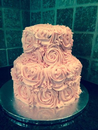 Buttercream Rose Cake