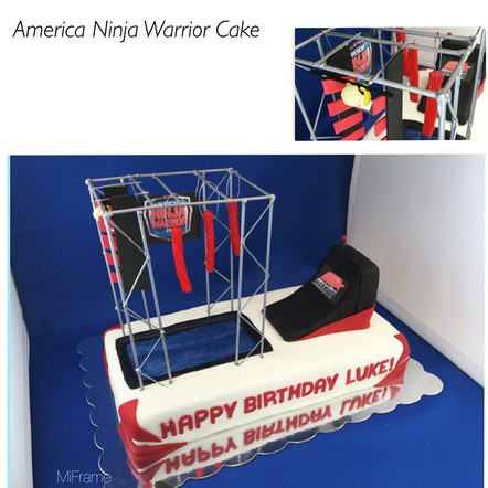American Ninja Warrior Cake 