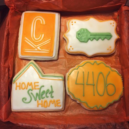 Kris Calder Realtor closing cookies