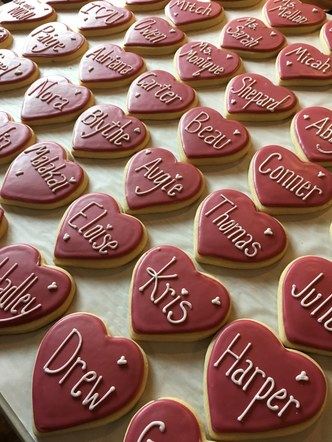 Valentines cookies 
