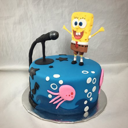 Sponge Bob Rock Star Cake