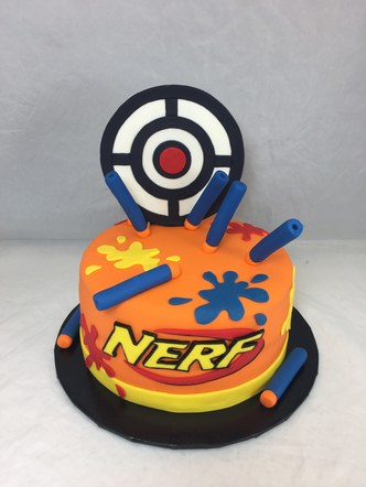 Nerf Gun Cake 
