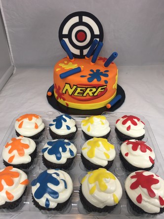 Nerf cupcakes 