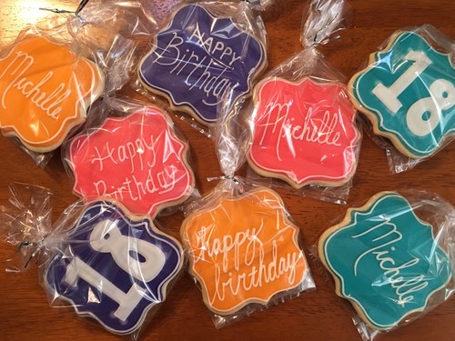 18th birthday cookies 