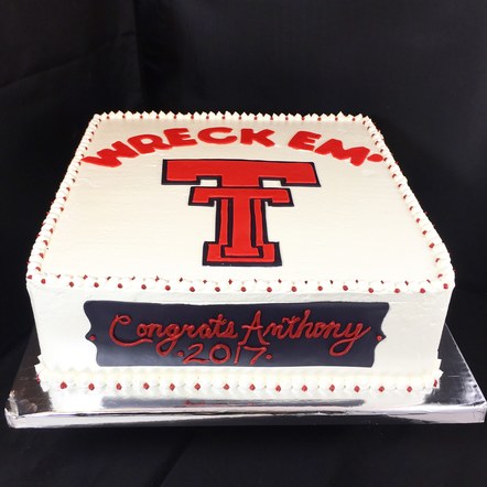 Texas Tech Graduation Cake