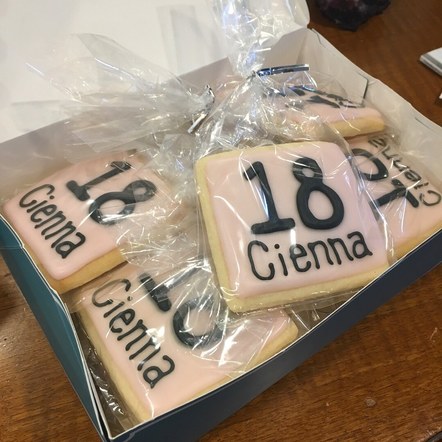18th Birthday cookies 