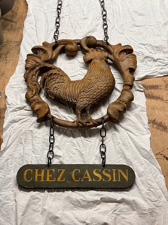 Chez Cassin - Pub sign