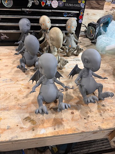 Goldie - VFX stand ins