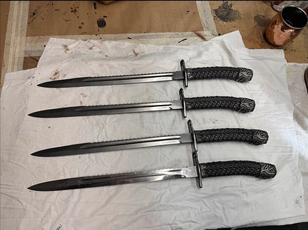 Knife to cut off Lucifer's wings.