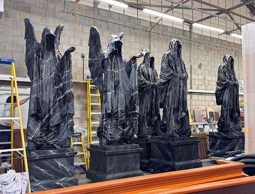 Monk sculpture - Dreams Palace - Great Hall