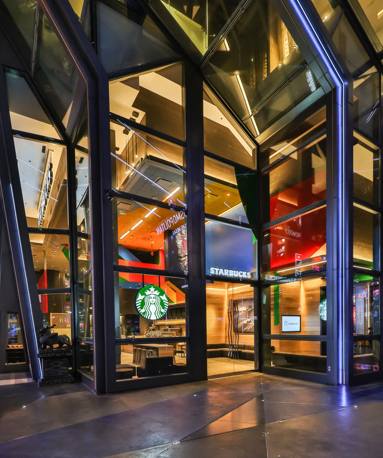 Cosmopolitan Las Vegas Starbucks Licensed Store Design