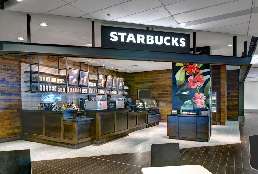 Calgary Airport, YYC, FC-01 - Starbucks Licensed Store Design