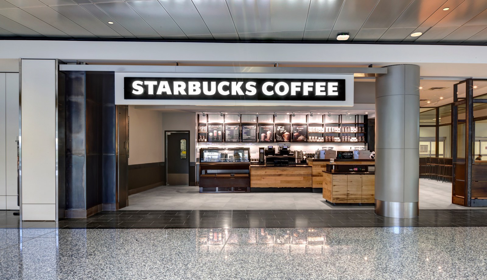 Calgary Airport, YYC, FB-10 - Starbucks Licensed Store Design