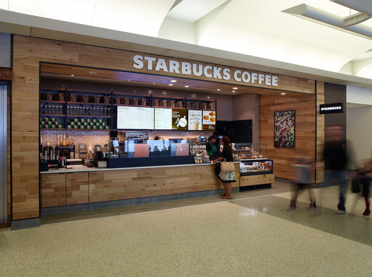 IAH C South Starbucks Licensed Store Design
