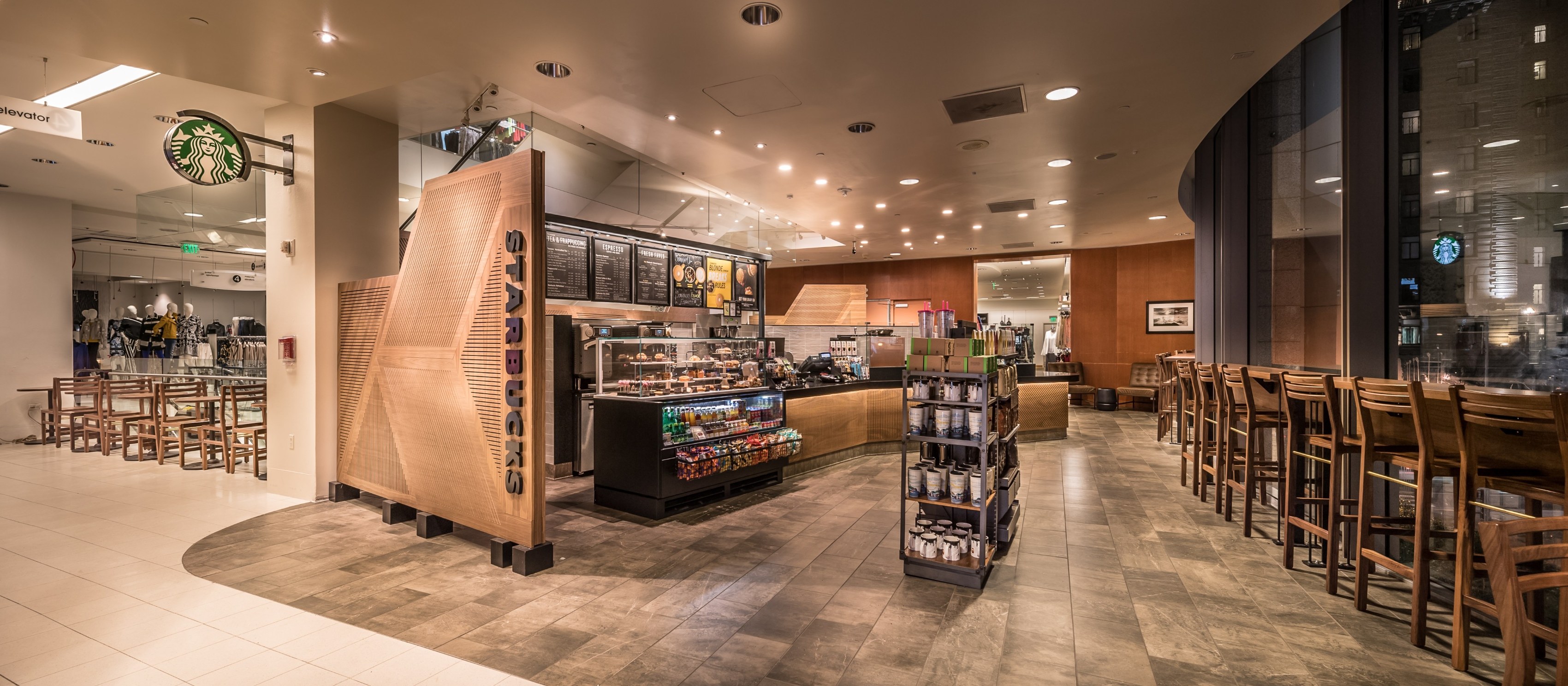 Macy's Union Square, San Francisco CA Starbucks Licensed Store Design