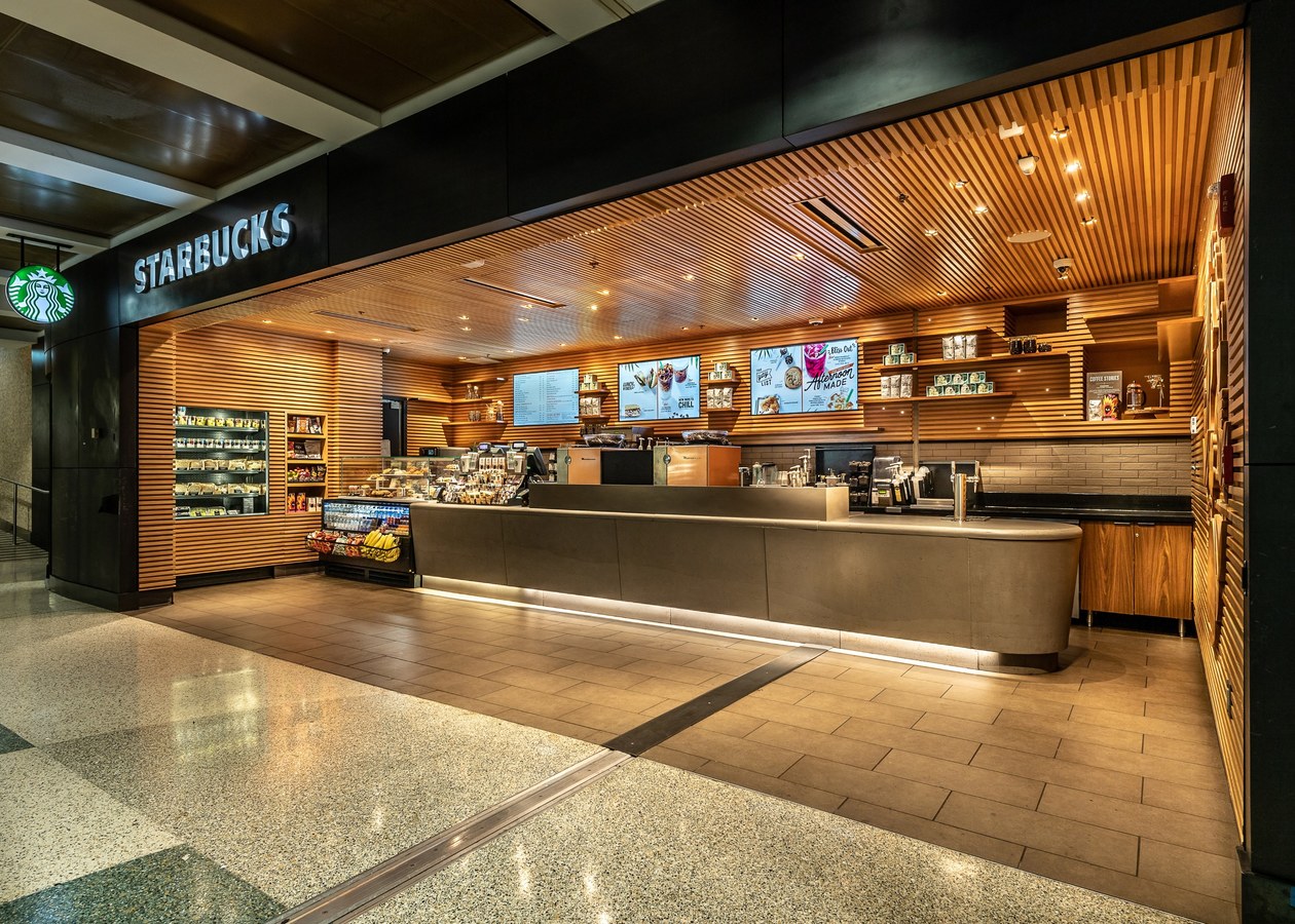 SEA Terminal C Starbucks Licensed Store Design