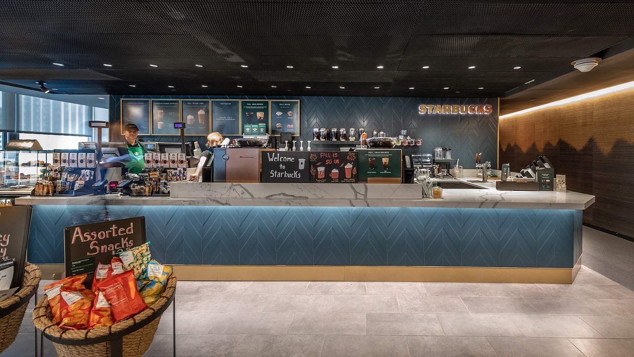 JPMC 277 PARK AVE Starbucks Licensed Store Design