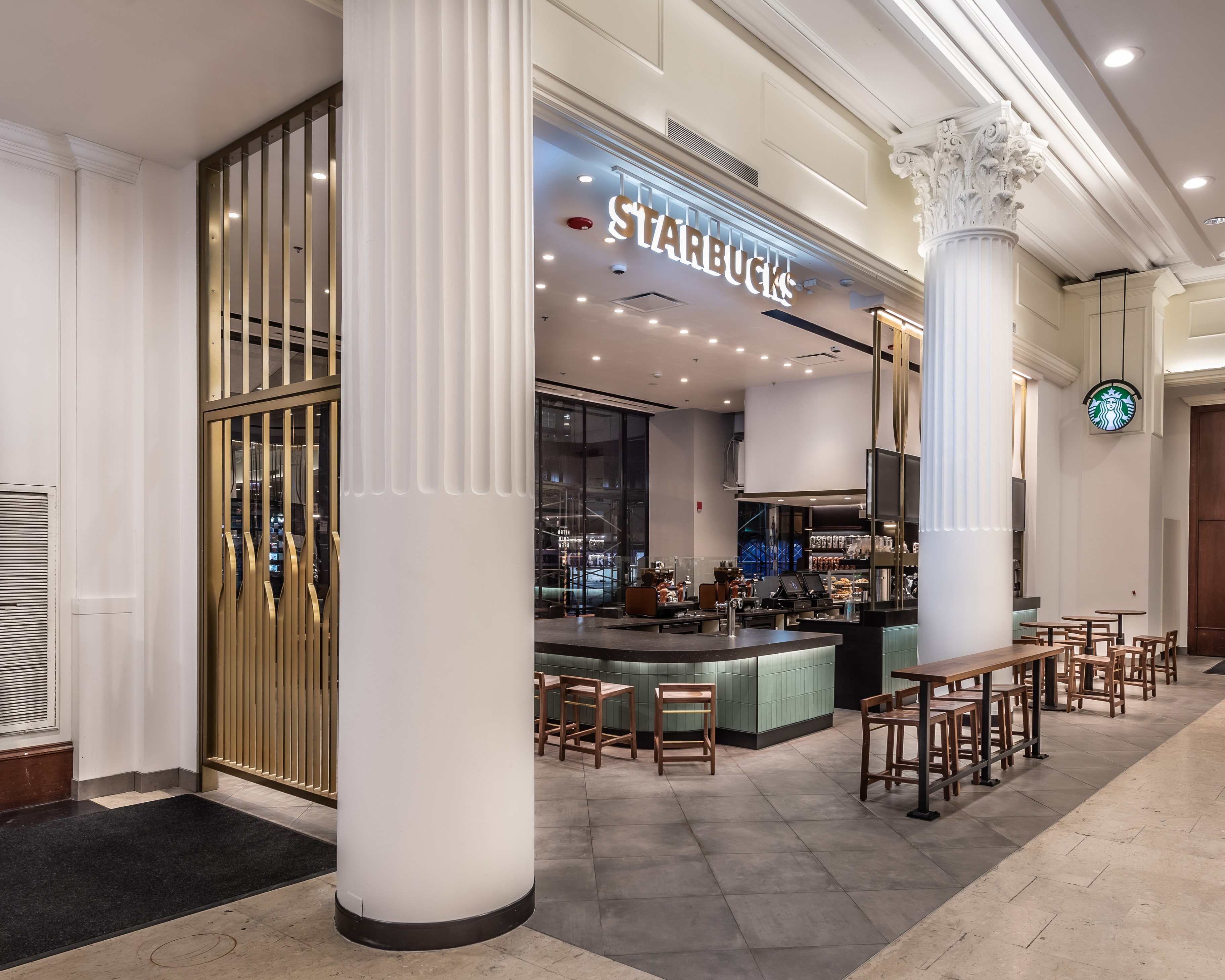 Macys State Street Chicago, First Floor Starbucks Licensed Store Design