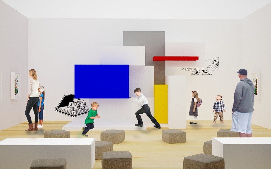De Stijl-Mondriaan Children Exhibition Gallery