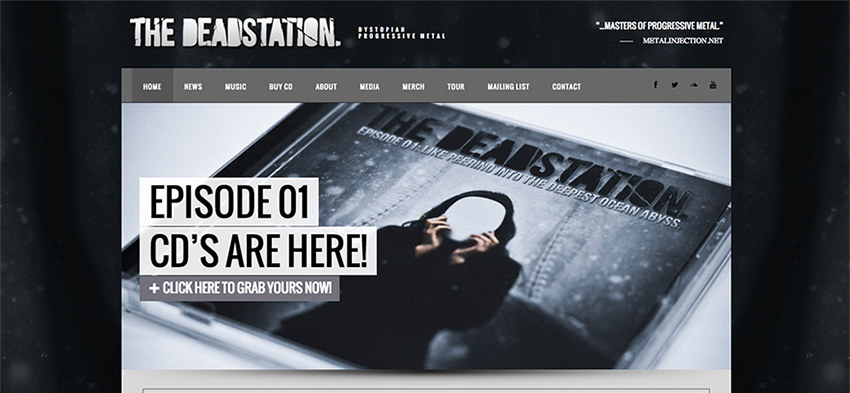 thedeadstation.com - Web Graphics